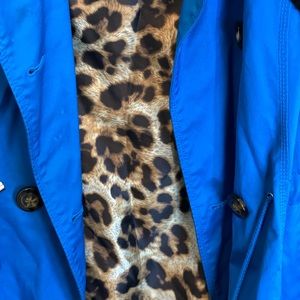 Blue Trench Raincoat by Laundry